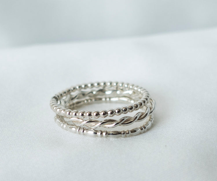 ALEXIA II – Set aus 3 Stapelringen