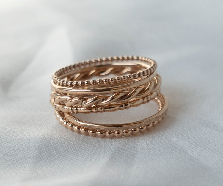 ALEXIA III – Set aus 6 Stapelringen