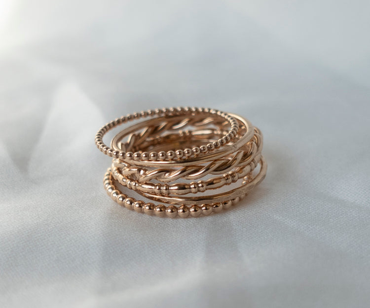 ALEXIA III – Set aus 6 Stapelringen