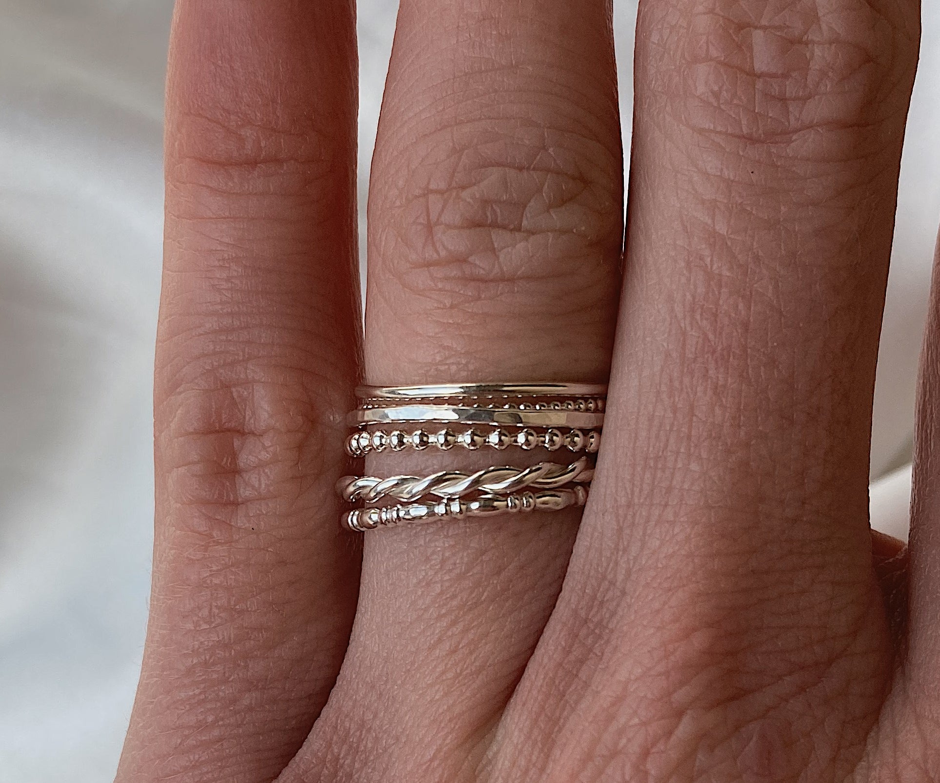 ALEXIA III – Set aus 6 Stapelringen