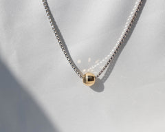 DIONA MAXI – Kette mit großer Discokugel