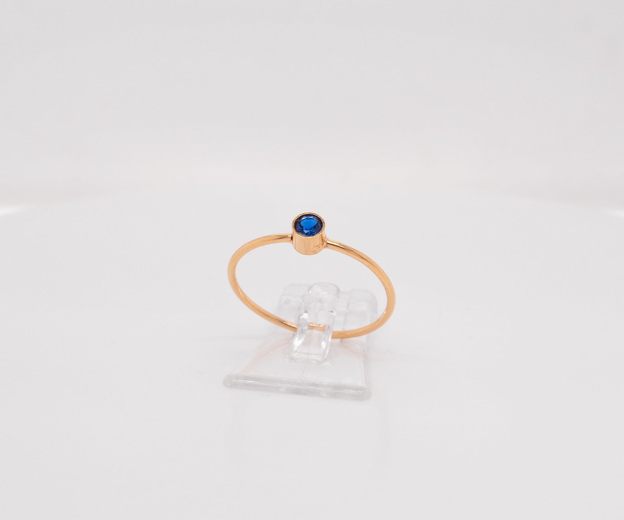 COSIMA MINI – Ring mit blauem Zirkonia