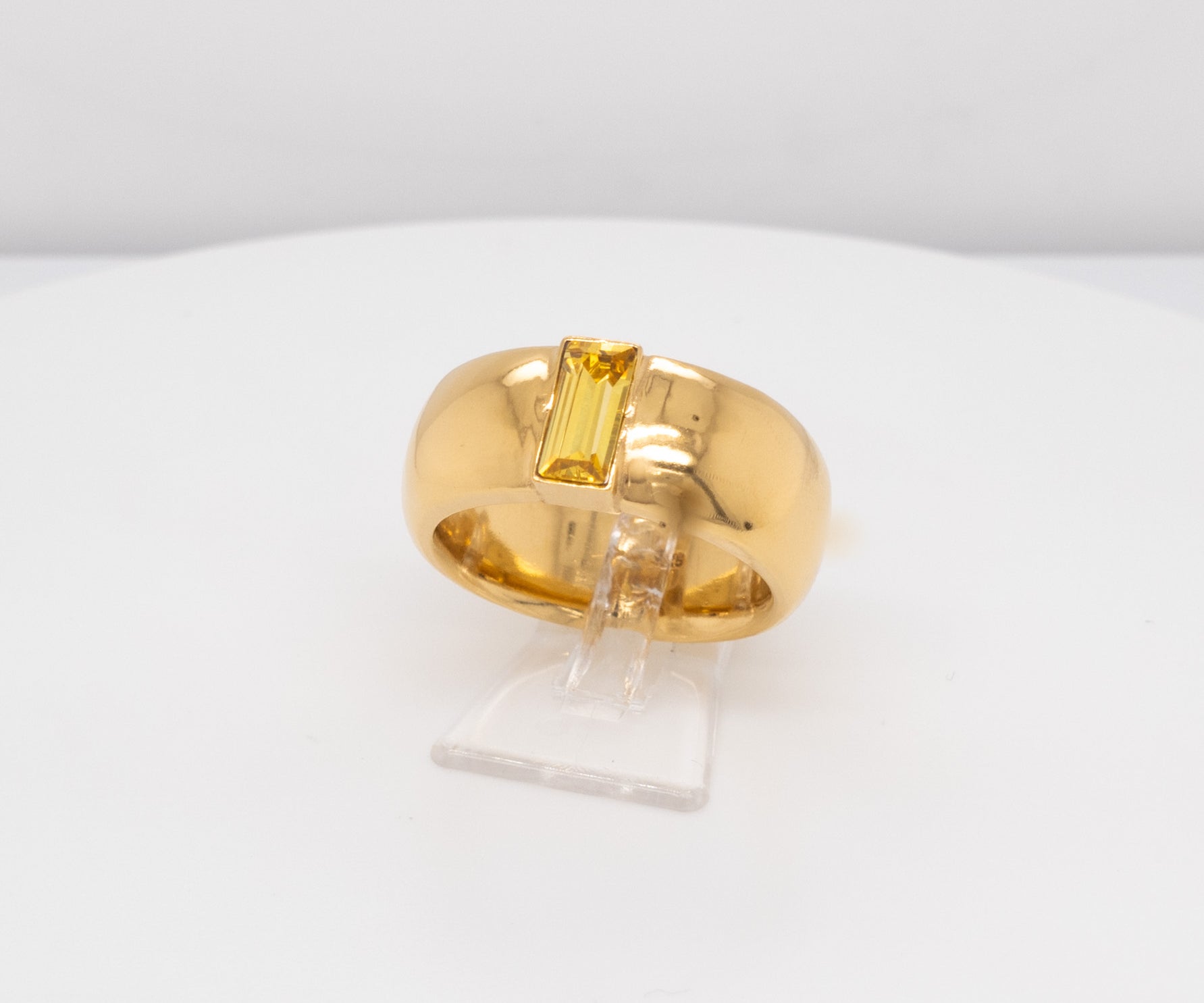 HEDDA – Ring mit gelbem Zirkonia