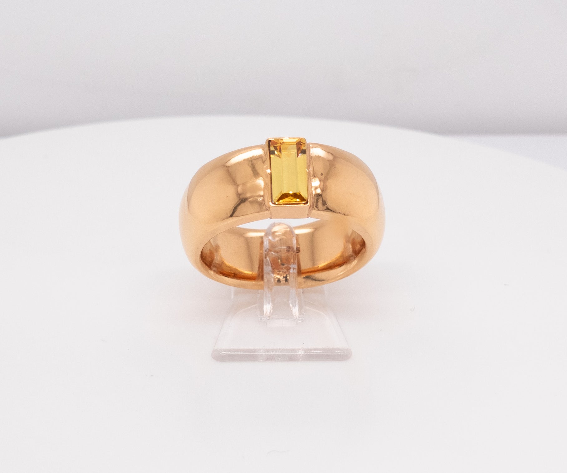 HEDDA – Ring mit gelbem Zirkonia