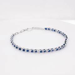 NIKA BOLD - Armband mit blauen Steinchen