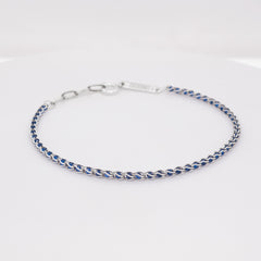 NIKA THIN - Armband mit blauen Steinen