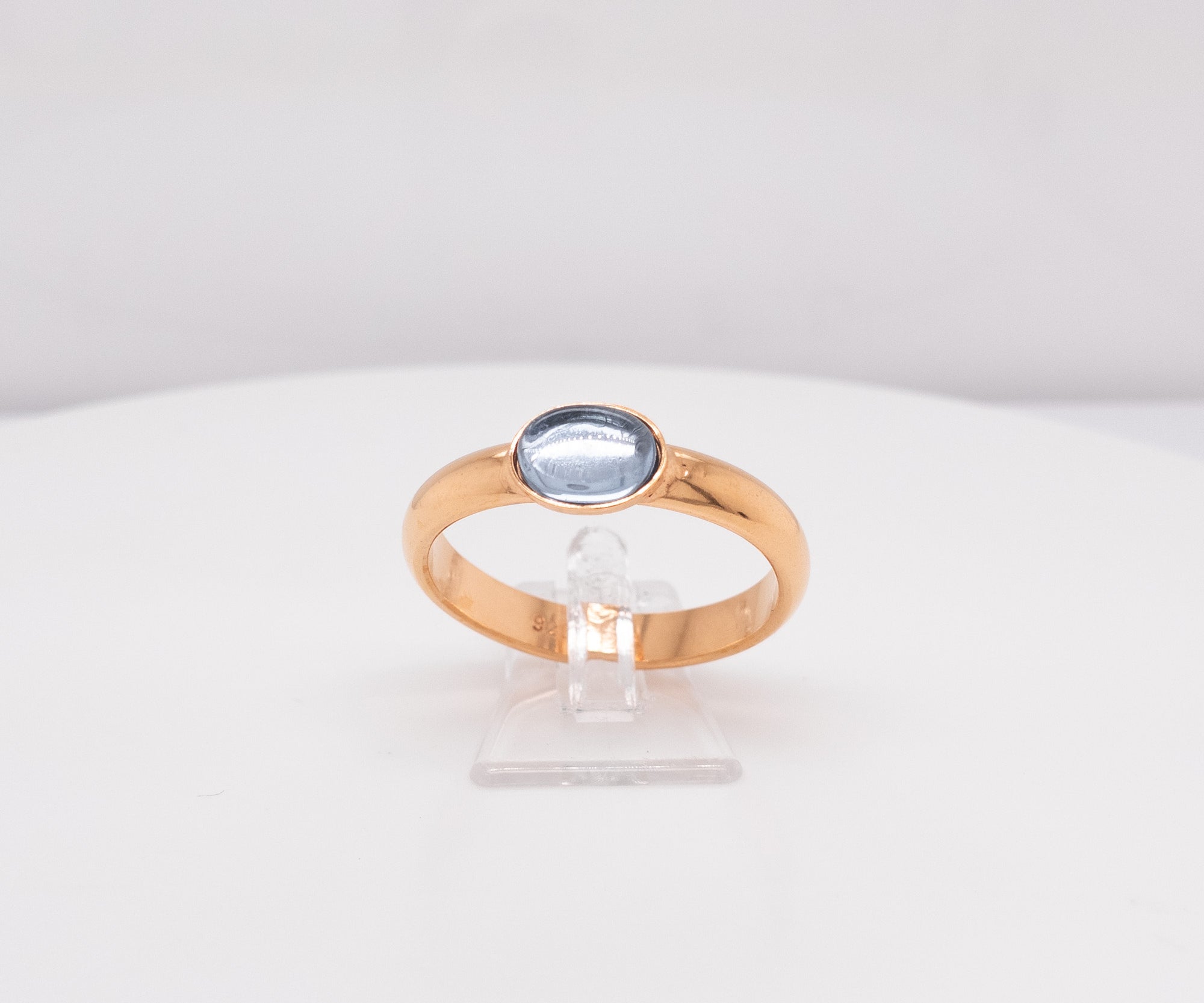 OPHELIA – Ring mit synthetischem Aquamarin